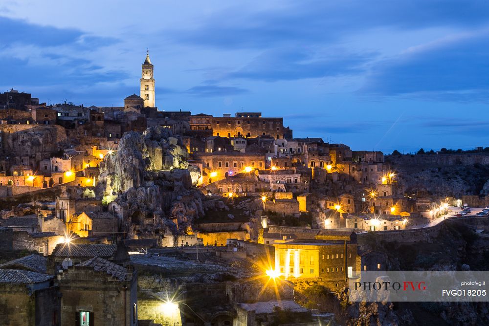 Blue hour in Matera