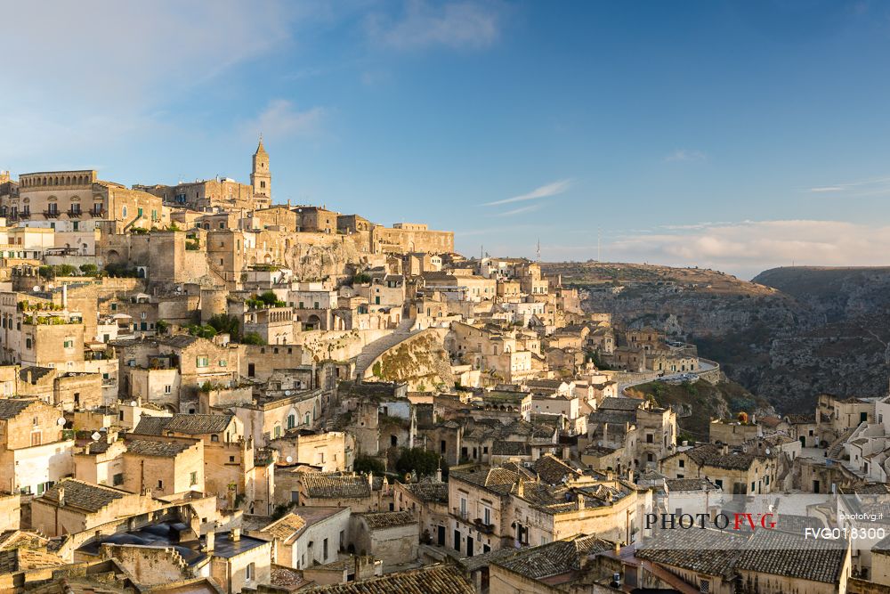 dawn in Matera