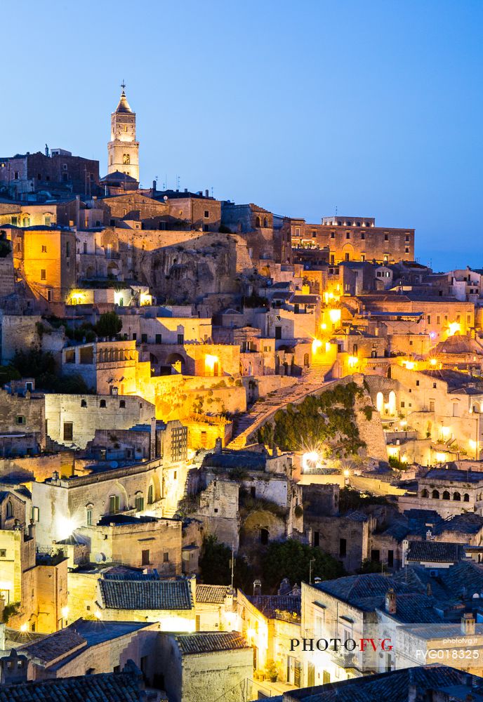 Panoramic view of Sassi of Matera