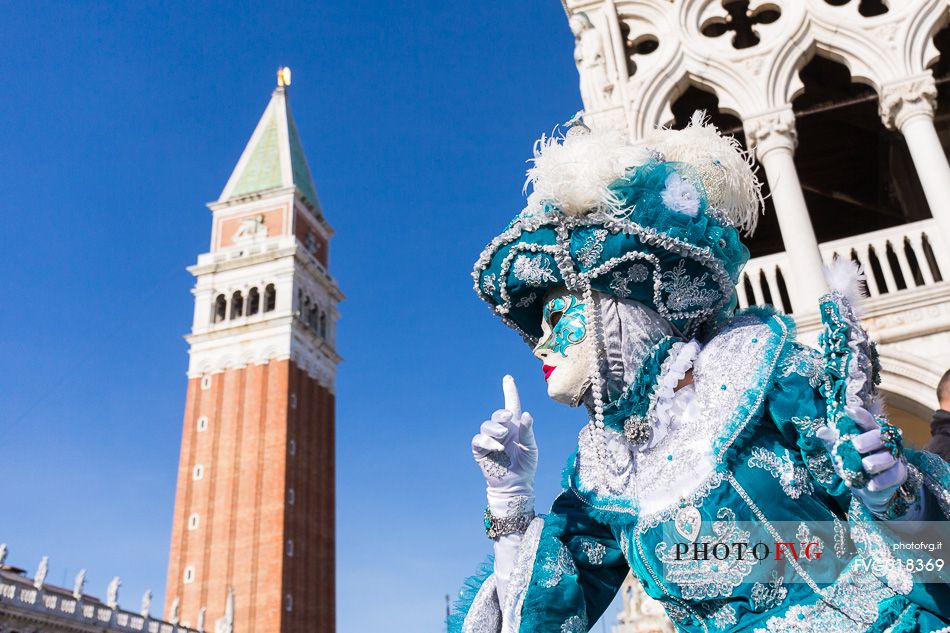 Venice Carnival in St. Marco Square