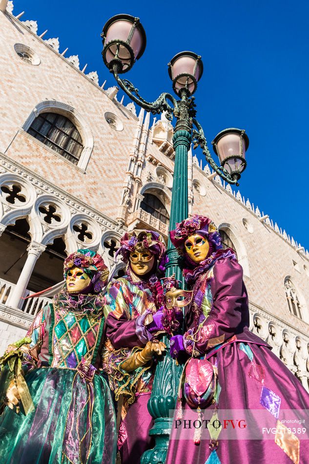 Venice Carnival in St. Marco Square