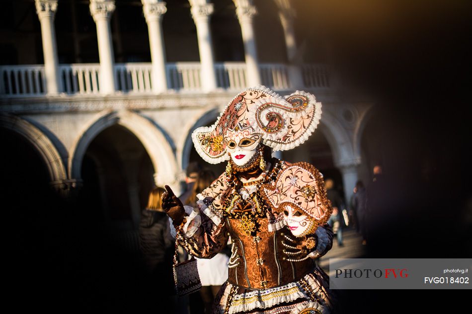 Venice Carnival in St. Marco Square