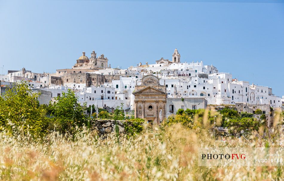 The historic town of Ostuni, known as the White City