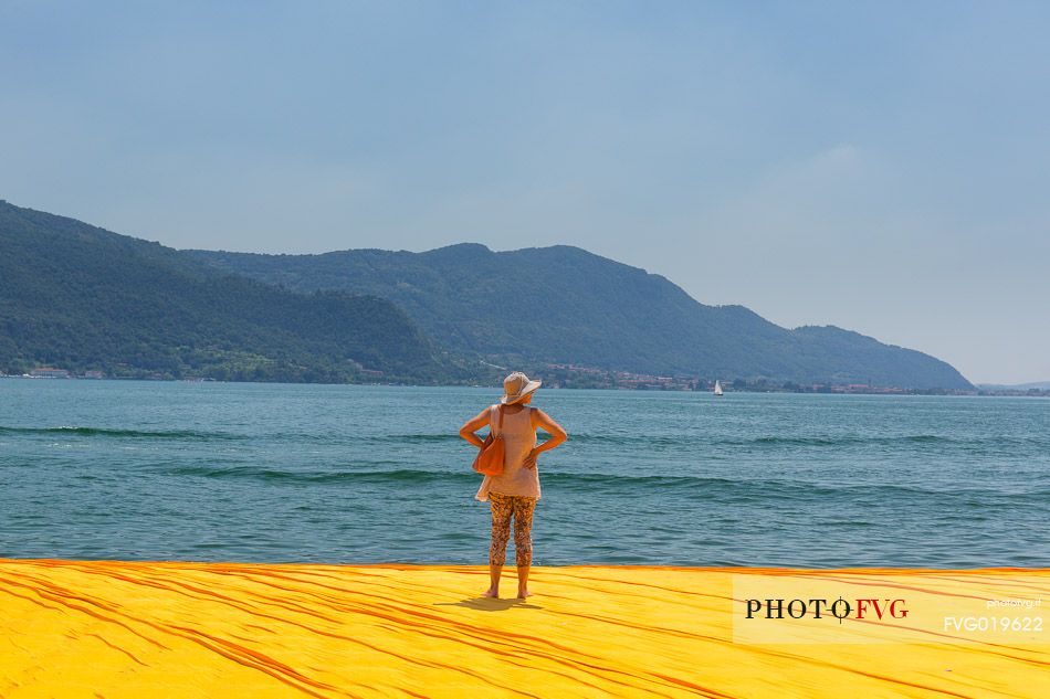 The Floating Piers, by Christo and Jeanne-Claude. Lake Iseo 2016.