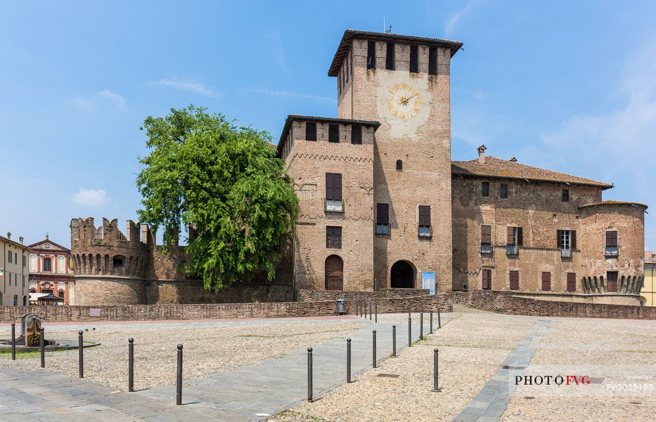 The Rocca Sanvitale or Sanvitale Castle or Fontanellato Castle, Parma, Italy