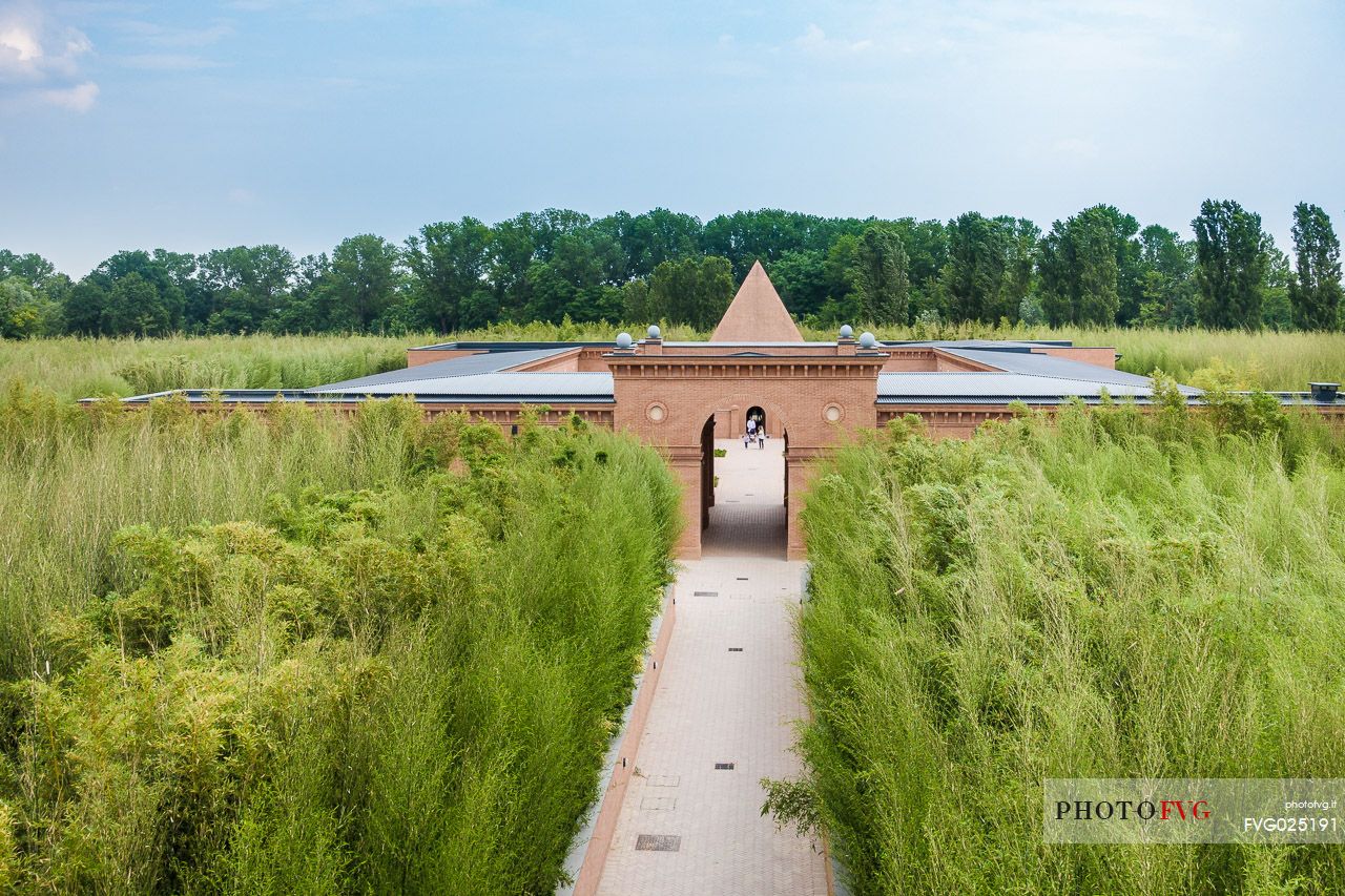 The biggest maze of bamboo, Labyrinth by Franco Maria Ricci, Parma, Italy