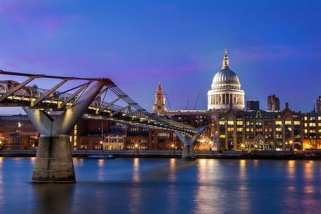 Millennium Bridge and St. Paul's Cathedral