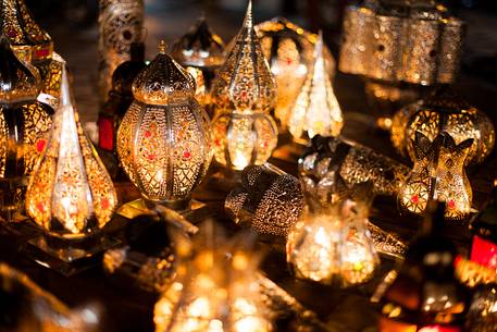 Typical Moroccan souk