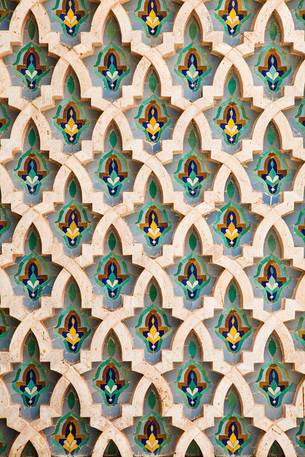 Detail of Hassan II Mosque