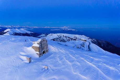 Ossuary to the fallen of Cima Grappa in the depths of winter