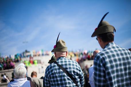 The Alpine attend the commemoration of Cima Grappa