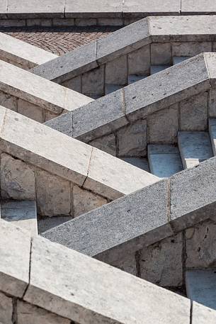 Steps of the monument au fallen Cima Grappa