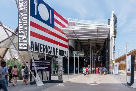 Milan Universal Exposition 2015, Expo Milano 2015, USA Pavilion, architect James Biber Milan Universal Exposition 2015, Expo Milano 2015, USA Pavilion, architect James Biber