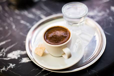 The typical turkish coffee