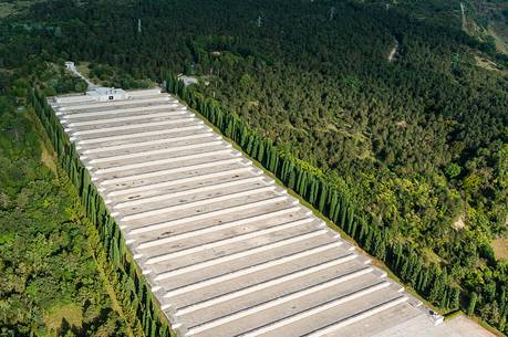 Military Memorial of Redipuglia, aerial view