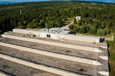 Military Memorial of Redipuglia, aerial view