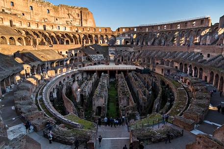 Colosseum at sunset