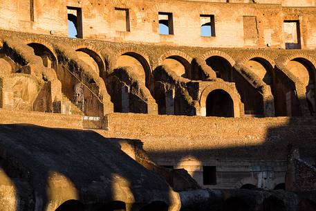 Colosseum at sunset