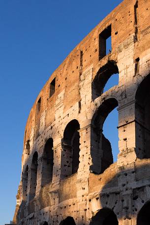 Colosseum at sunset