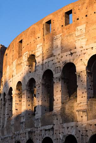 Colosseum at sunset