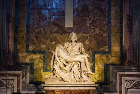 The Vatican Pieta, Michelangelo Buonarroti, Basilica of St. Peter