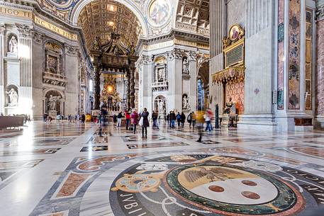 Interior of St. Peter's Basilica