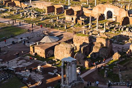 Sunset light on the Roman Forums