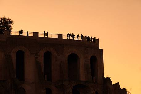 Sunset light on the Roman Forums