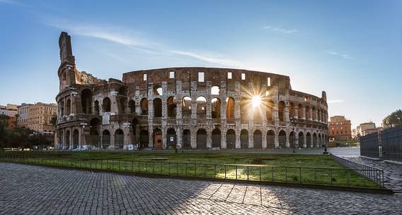 Colosseum at sunrise