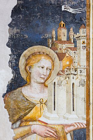 Frescoes in the Church of St. Catherine - Saint Catherine of Alexandria Frescoes in the Church of St. Catherine - Saint Catherine of Alexandria