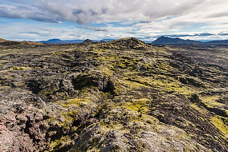 Leirhnjukul lava fields in Krafla Caldera