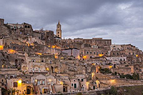 Blue hour in Matera