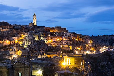 Blue hour in Matera