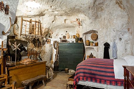 Reproduction of cave house typical of the Sassi of Matera
