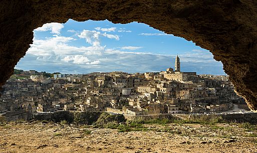 Panoramic view of Sassi of Matera