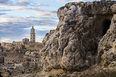 Panoramic view of Sassi of Matera