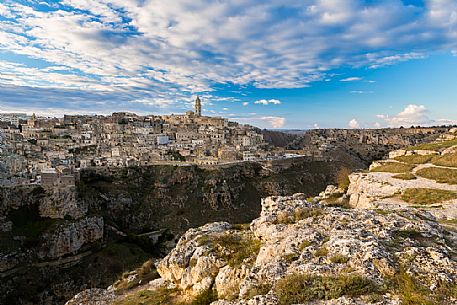 Panoramic view of Sassi of Matera