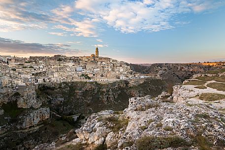 Panoramic view of Sassi of Matera