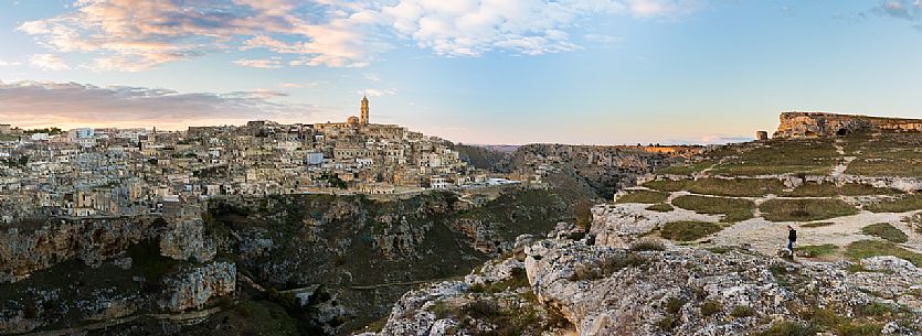 Panoramic view of Sassi of Matera