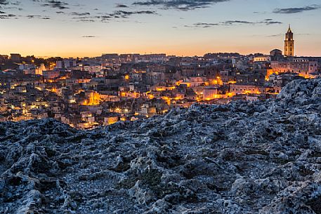 Panoramic view of Sassi of Matera