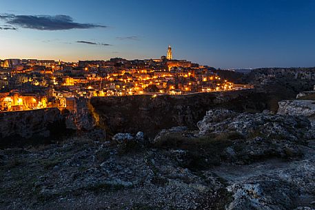 Panoramic view of Sassi of Matera