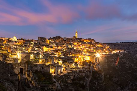 Panoramic view of Sassi of Matera