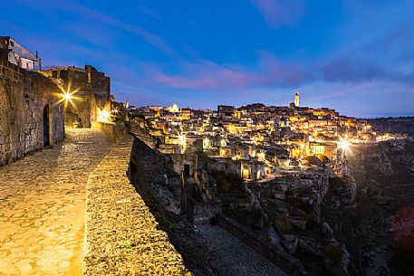 Panoramic view of Sassi of Matera