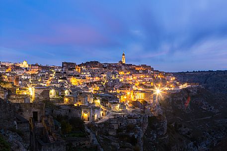 Panoramic view of Sassi of Matera