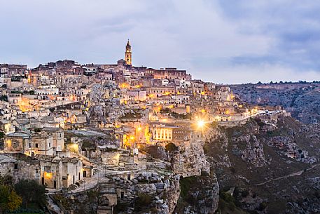 Panoramic view of Sassi of Matera