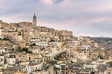 dawn in Matera