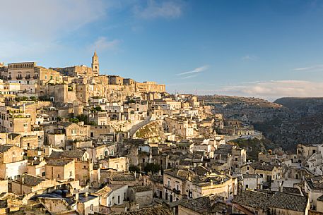 dawn in Matera