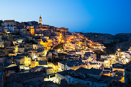 Panoramic view of Sassi of Matera