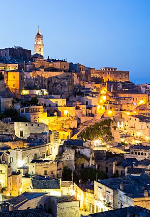 Panoramic view of Sassi of Matera