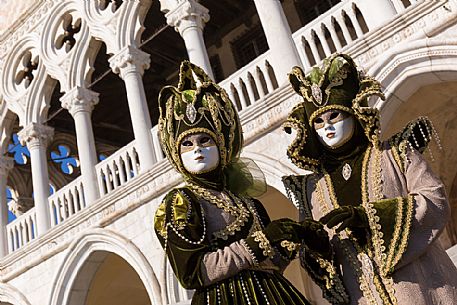 Venice Carnival in St. Marco Square